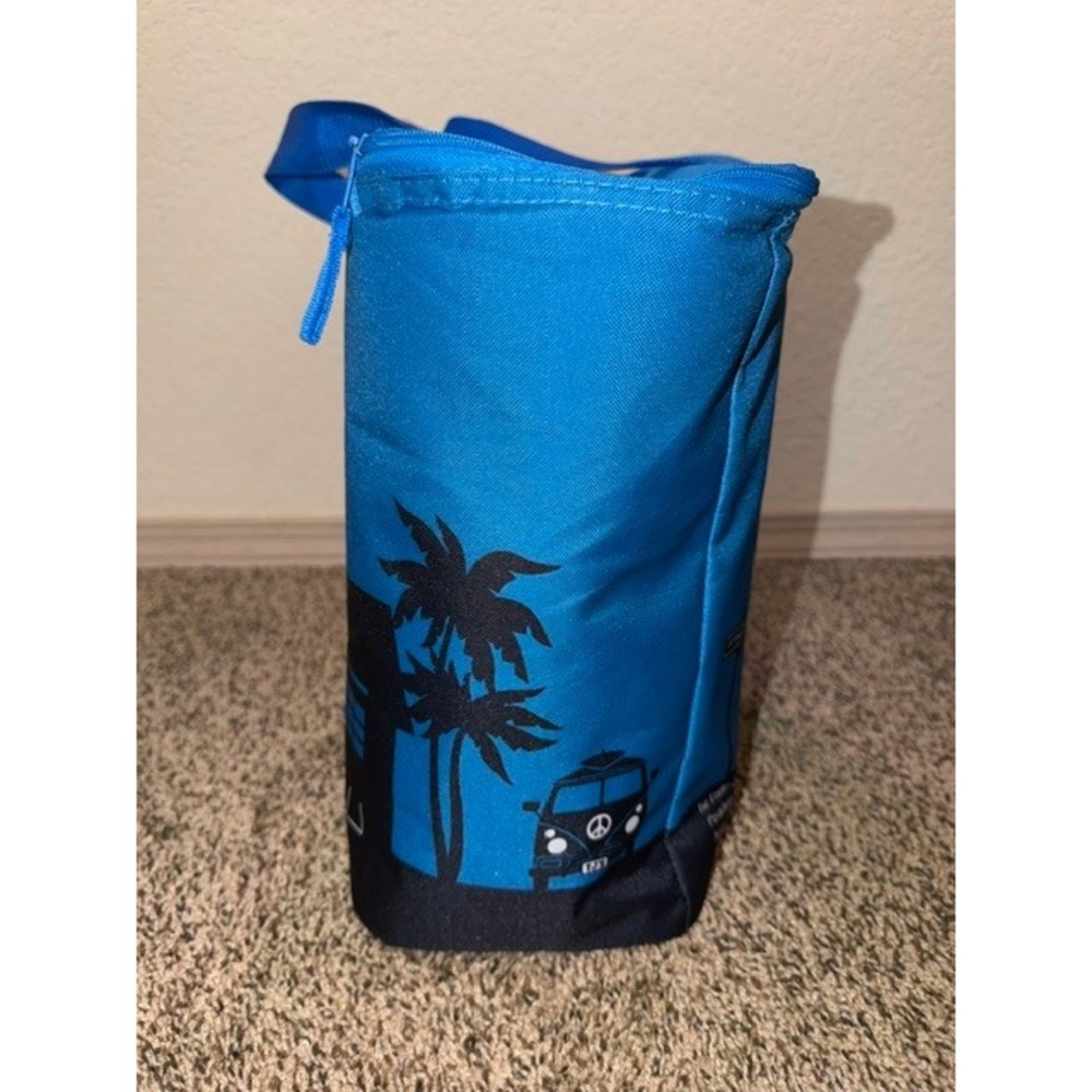 Trader Joes Insulated Reusable Grocery Bag Pasadena 1967 Blue Large Cooler Tote - Picture 4 of 5